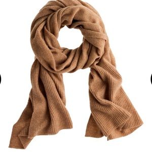 JCrew Collection Cashmere Scarf - Heather Acorn